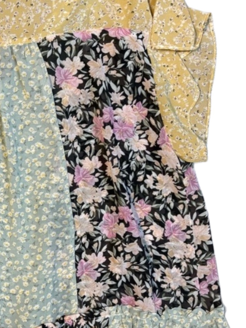 GIGIO Large Patchwork Flowy Blouse - Picture 4 of 4
